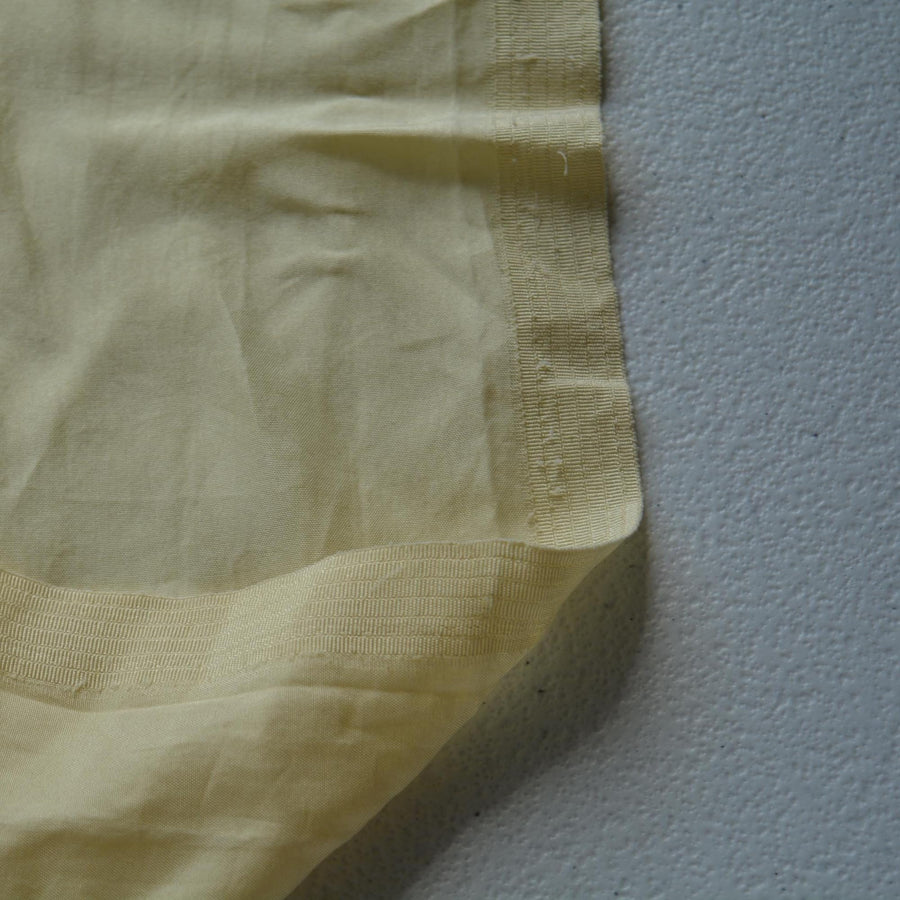 Silk Habotai Fabric Yellow 45" Wide Luxury Fabric | By the Yard