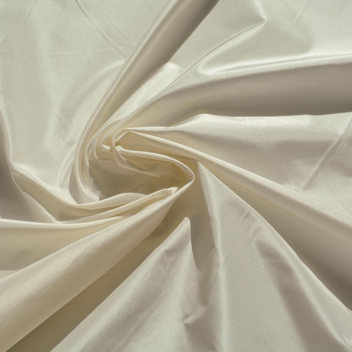 Silk Taffeta Fabric White Lightweight Crisp 47.5 Inch Wide | By the Yard