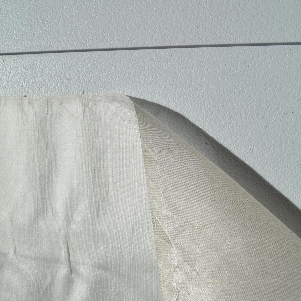 Silk Dupioni Fabric Ivory 49" Wide Luxury Fabric | By the Yard