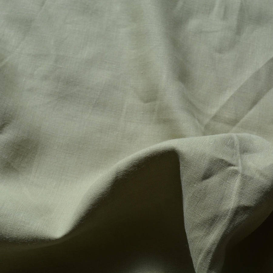 100% Linen Fabric Light green sage 60" Wide Dressmaking Tailoring | By the Yard