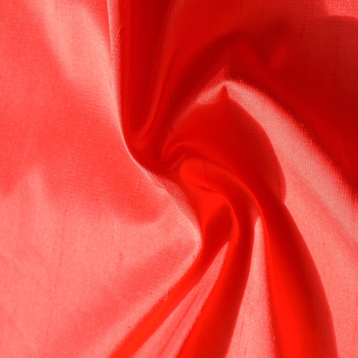 Silk Dupioni Fabric Red 47" Wide Luxury Fabric | By the Yard