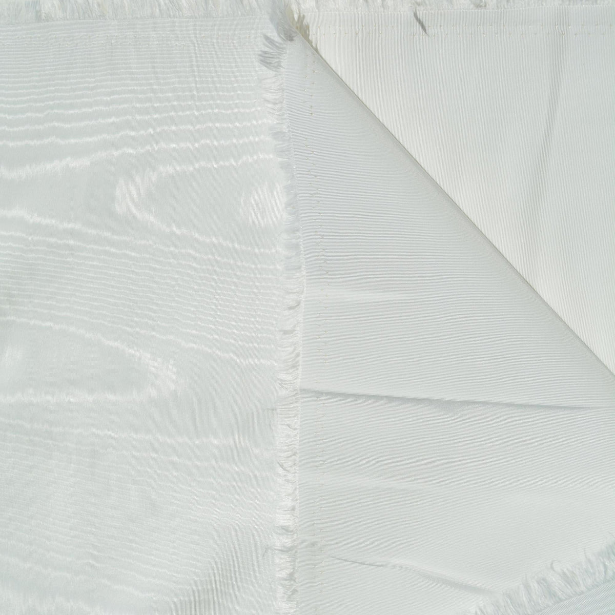 White Moiré — OEKO-TEX Recycled, 1 Yard