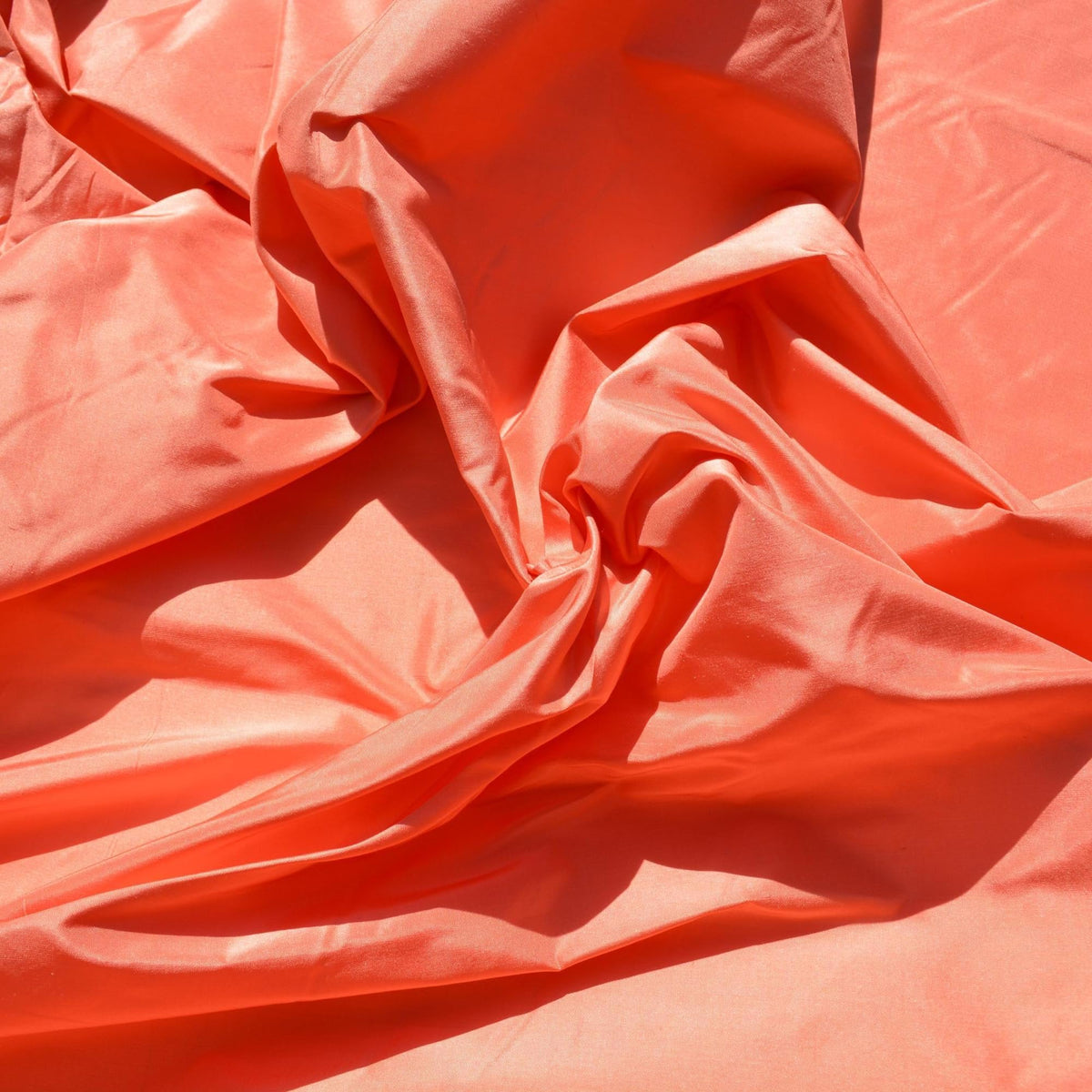 European Silk Taffeta Fabric | 100% Silk, 53.5" Wide | Iridescent Dupioni-Style Fabric for Dresses, Gowns & Décor | By t