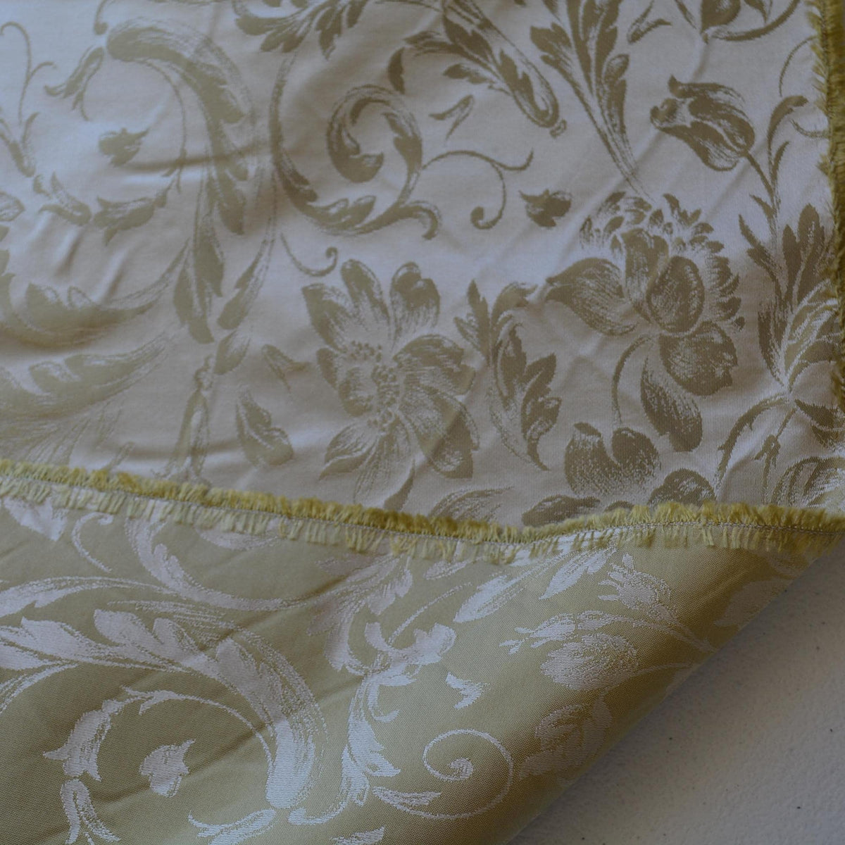 100% Silk Jacquard Fabric | Silk Double-Sided | Designer Fabric Yardage |By the Yard