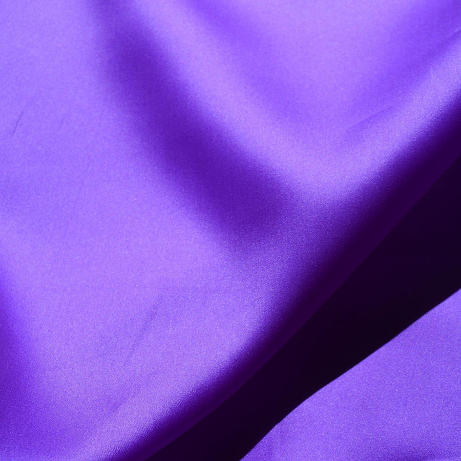 Purple 100% Silk Organza Fabric | Designer Deadstock Yardage |By the Yard