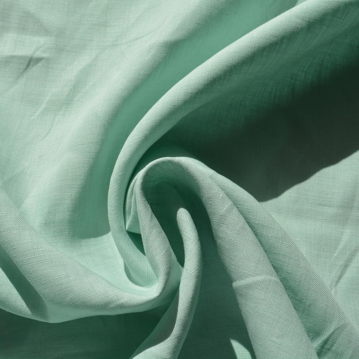 100% Linen Fabric Light aqua 62" Wide Dressmaking Tailoring | By the Yard