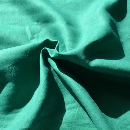 100% Linen Fabric Green 55" Wide Dressmaking Tailoring | By the Yard