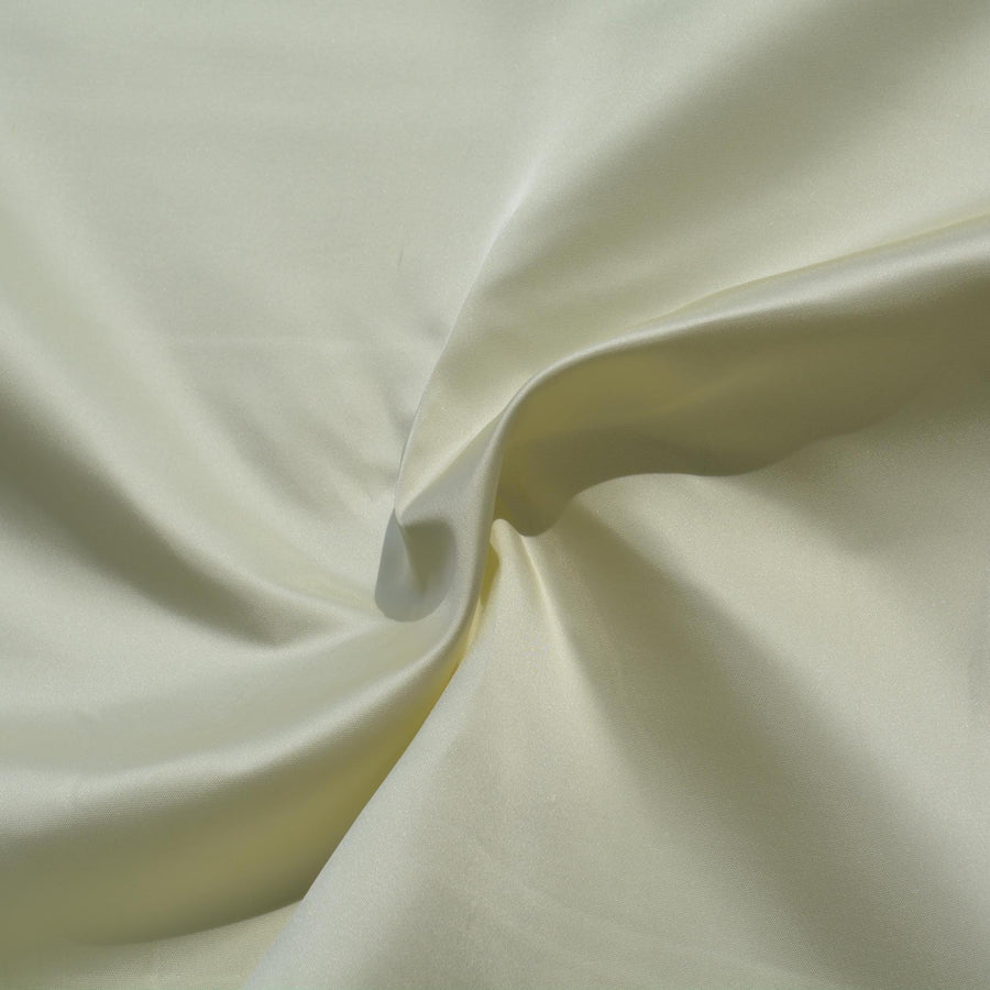 Ivory Duchess Satin Fabric | Designer Deadstock | By the Yard