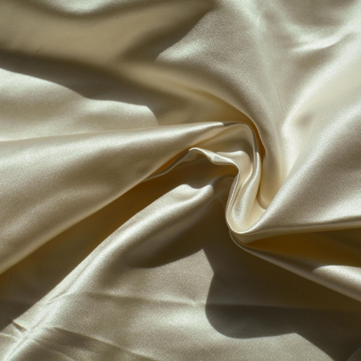 100% Silk Duchess Satin Fabric Ivory Bridal Heavyweight 52 Inch Wide | By the Yard