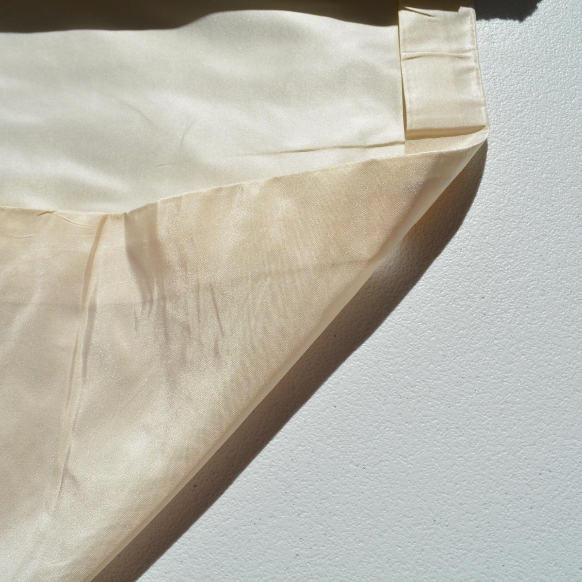 Silk Taffeta Fabric White 59" Wide Luxury Fabric | By the Yard