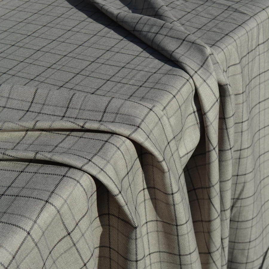 Winter Lightweight Wool Tweed Fabric | 100% Designer Wool, 61.5" Wide | Luxury Suiting, Jackets, Coats, Apparel Fabric