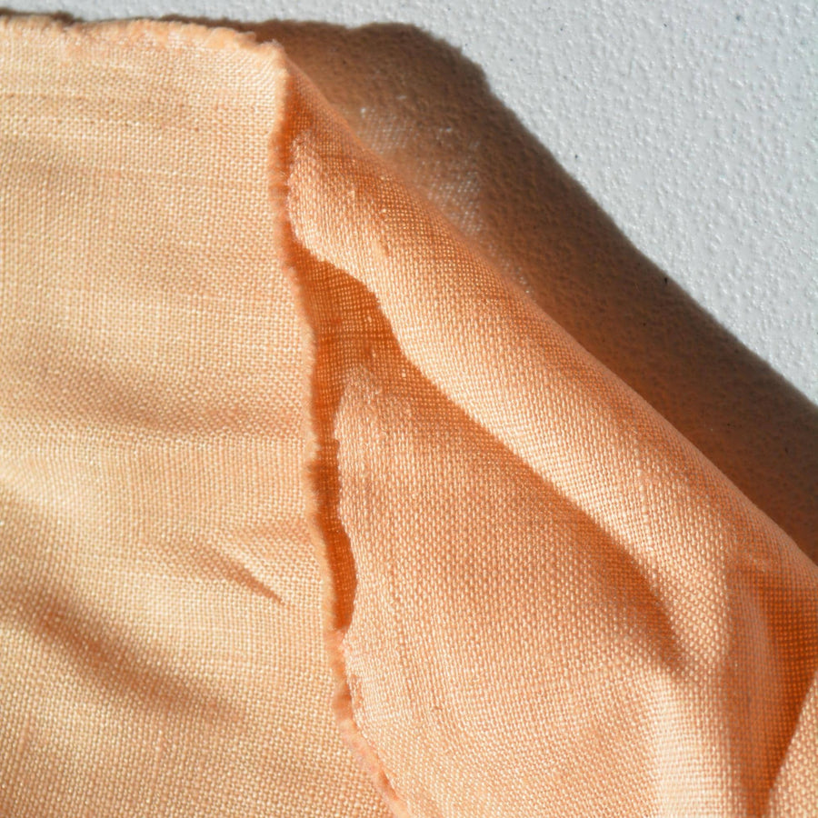 100% Linen Fabric Light peach 46" Wide Dressmaking Tailoring | By the Yard