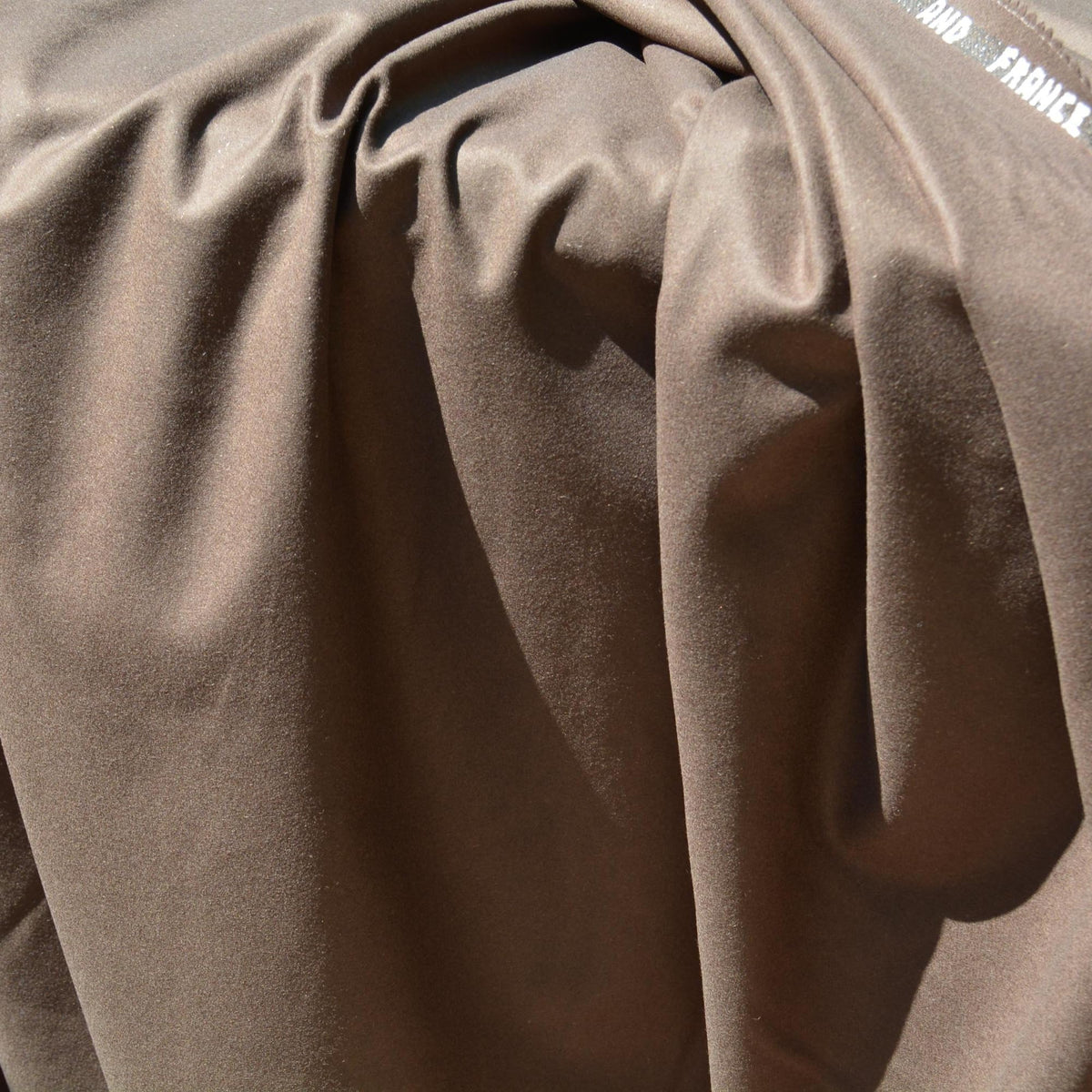 Luxury European Cashmere Coating Fabric | Brown | Made in Europe | Winter Coat Fabric | By the Yard