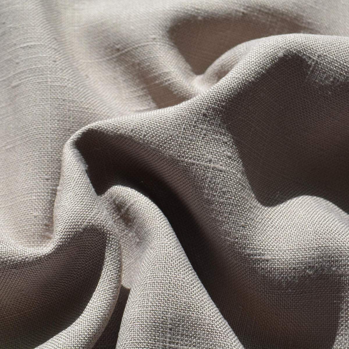 100% Linen Fabric Thick weave Gray thick weave Midweight to heavyweight 60" Wide Dressmaking Tailoring | By the Yard
