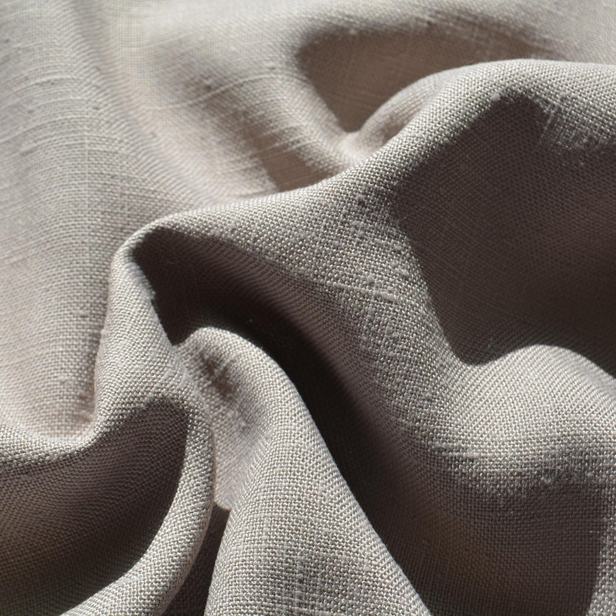 100% Linen Fabric Thick weave Gray thick weave Midweight to heavyweight 60" Wide Dressmaking Tailoring | By the Yard
