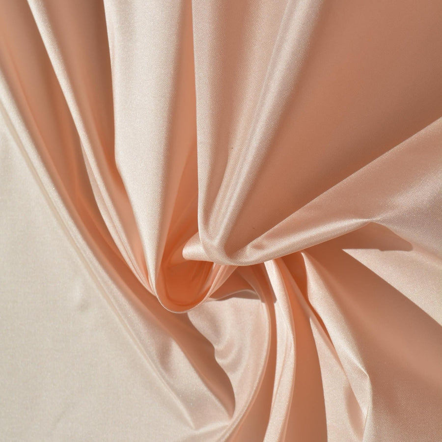 Silk Taffeta Fabric Light pink / ivory 55" Wide Luxury Fabric | By the Yard
