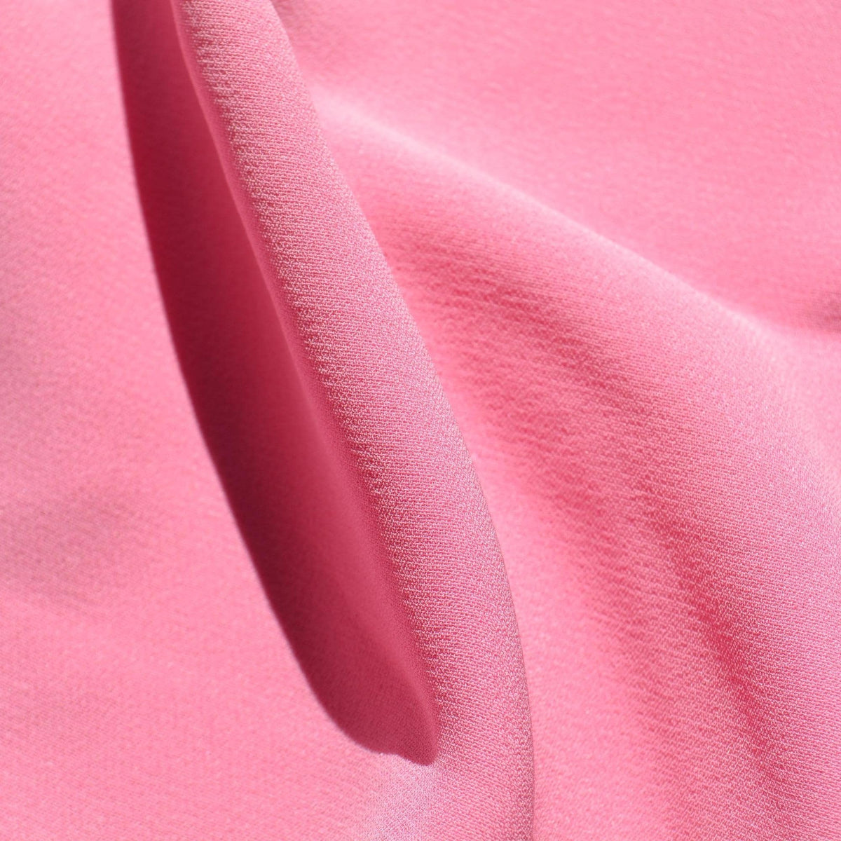 Stretch Crepe Fabric | Pink | Designer Yardage |By the Yard