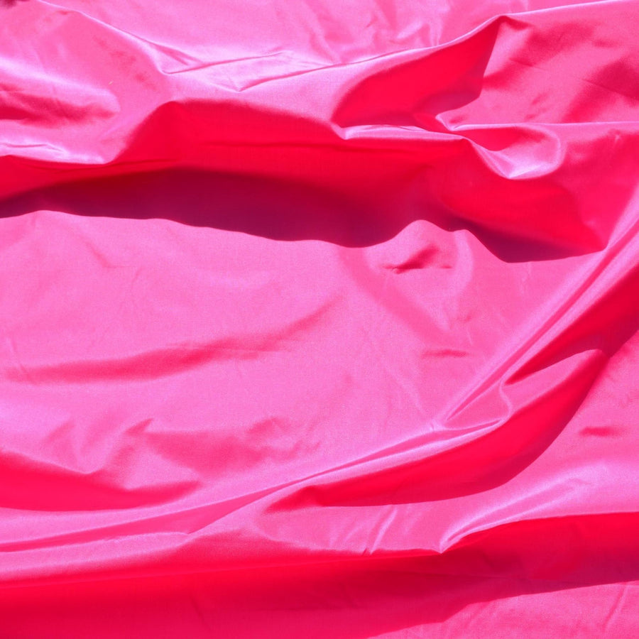 European Silk Taffeta Fabric by the Yard | 100% Silk, 48" Wide | Iridescent Dupioni-Style Fabric for Dresses, Gowns & Décor |By the Yard