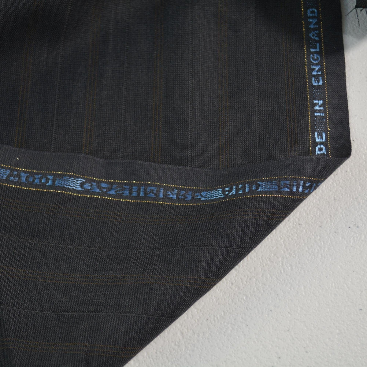 Luxury Wool Blend | Luxury Coating/Suiting | Navy | Made in England |By the Yard