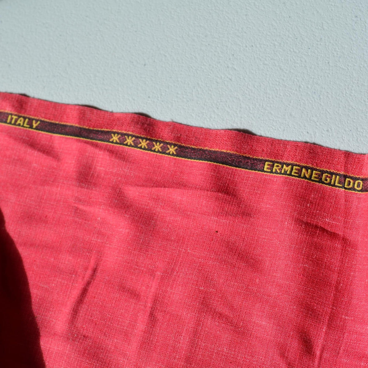 Italian Silk Linen Fabric | Pink 61" Wide Dressmaking Tailoring | By the Yard