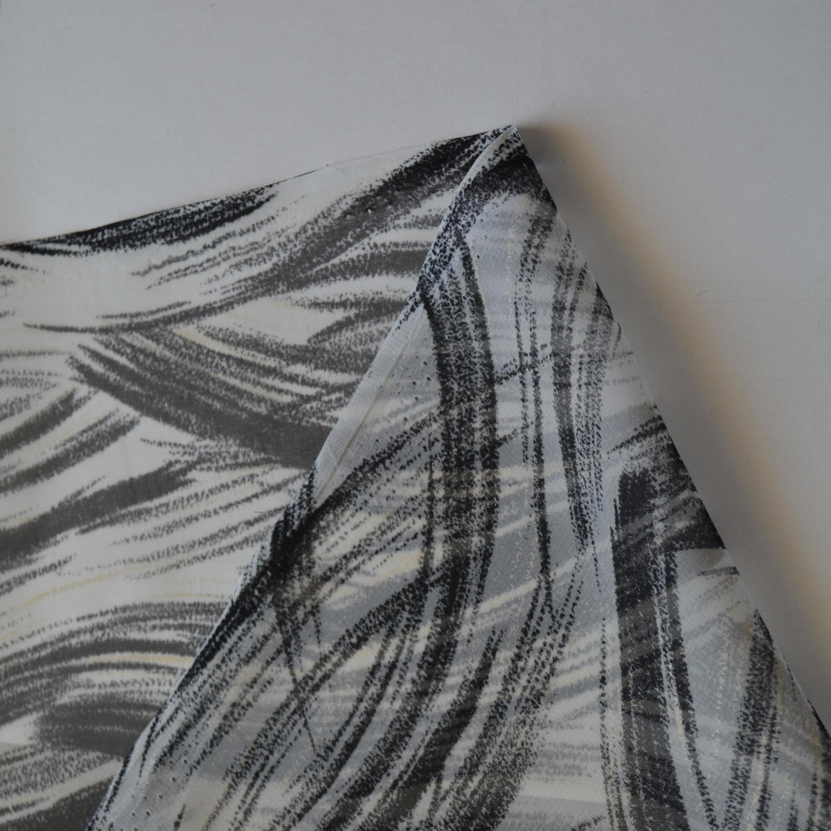 Silk Chiffon Print Fabric | Polyester Designer Deadstock Yardage |By the Yard