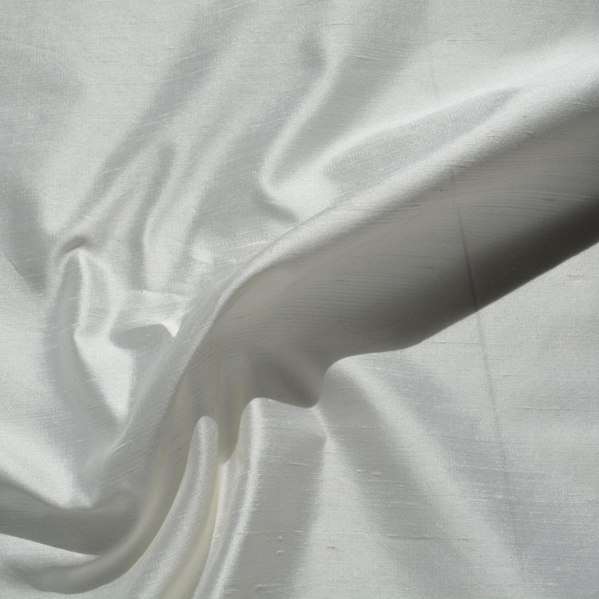 Silk Dupioni Fabric Ivory 49" Wide Luxury Fabric | By the Yard