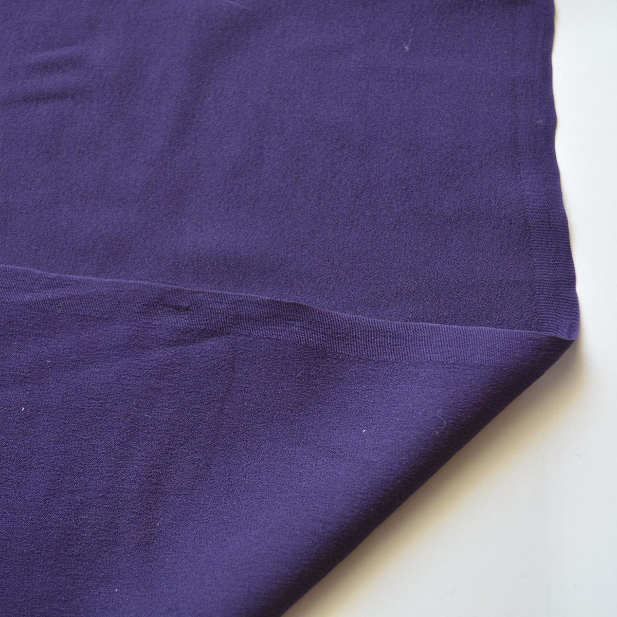 Purple 100% Silk Georgette Fabric | Designer Deadstock Yardage |By the Yard