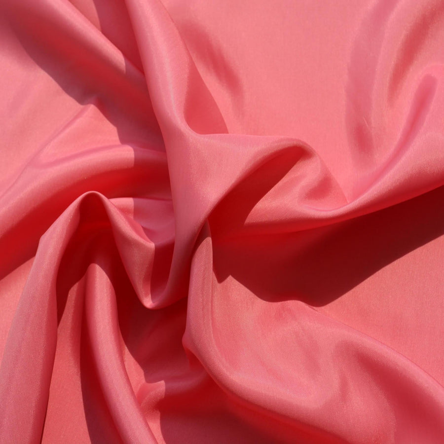 Pink Habotai Fabric | Designer Deadstock | By the Yard