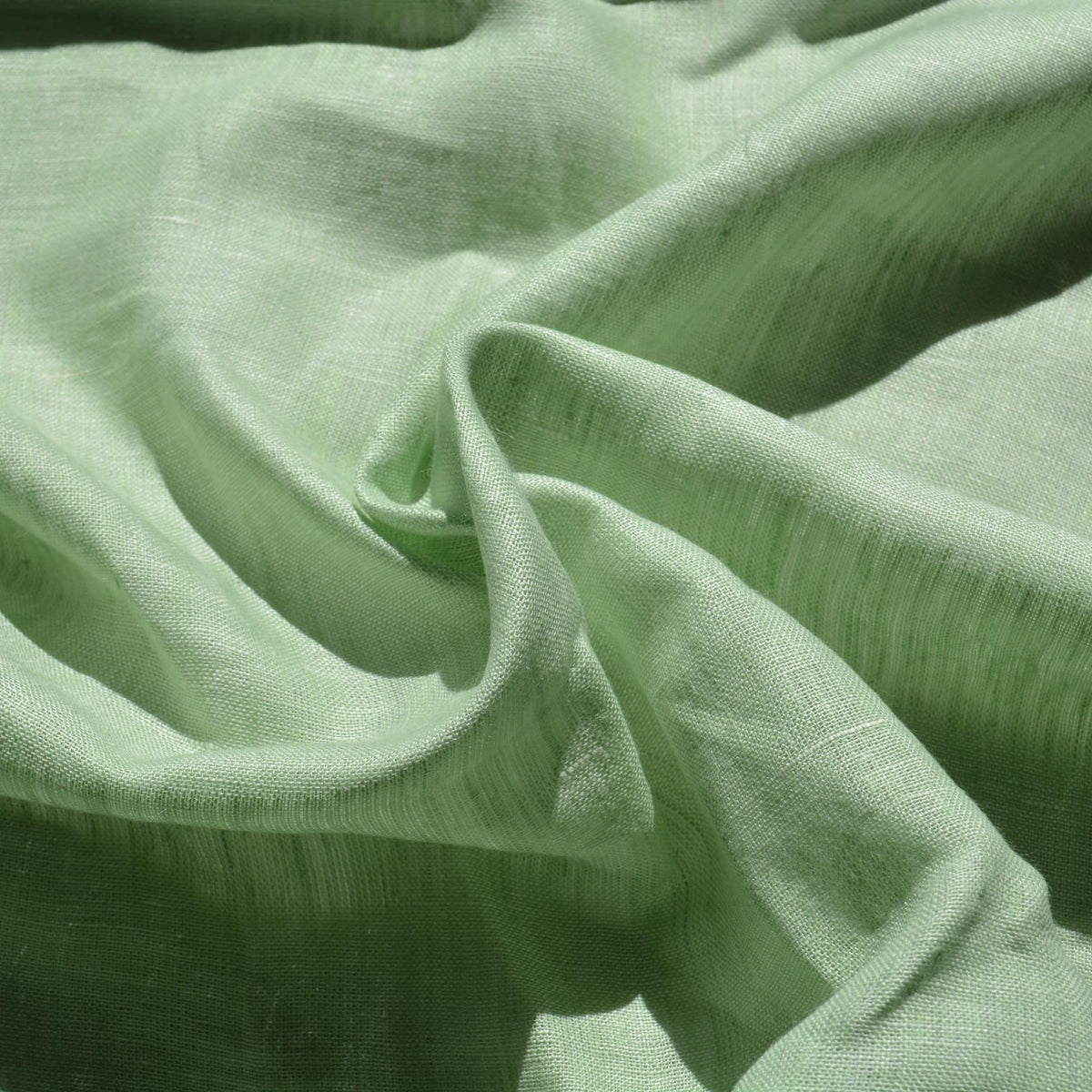 Light green | 100% linen | Linen | Designer Deadstock | By the Yard