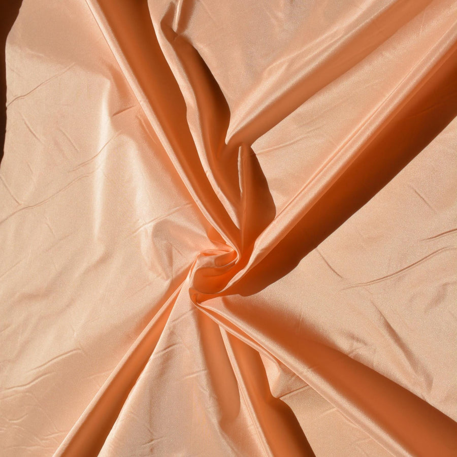Silk Taffeta Fabric Light peach 48" Wide Luxury Fabric | By the Yard