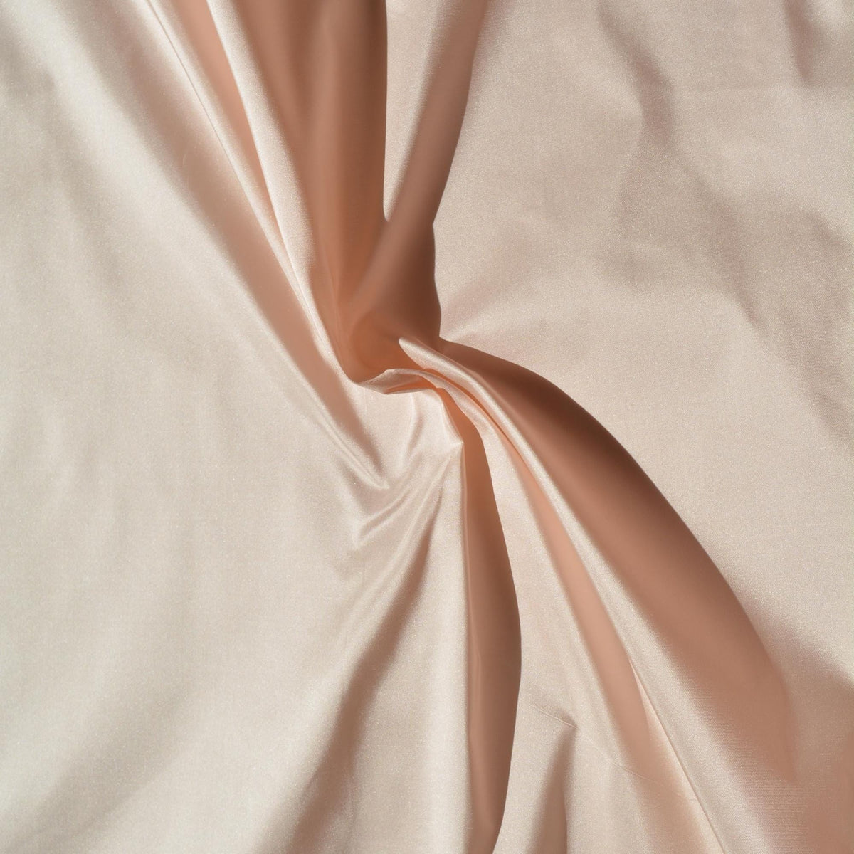 Silk Taffeta Fabric Light pink / ivory 55" Wide Luxury Fabric | By the Yard