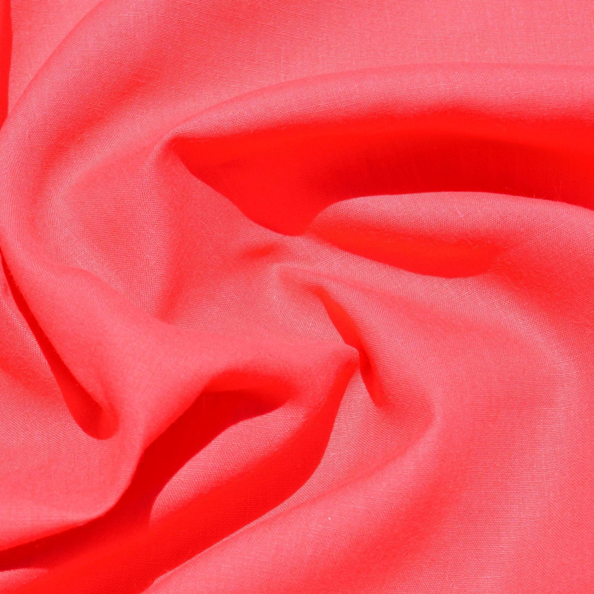 Red Linen Fabric | 100% Midweight Linen Solid Weave 55" Wide | Linen Yardage for Clothing, Summer Dresses, Home Décor Se