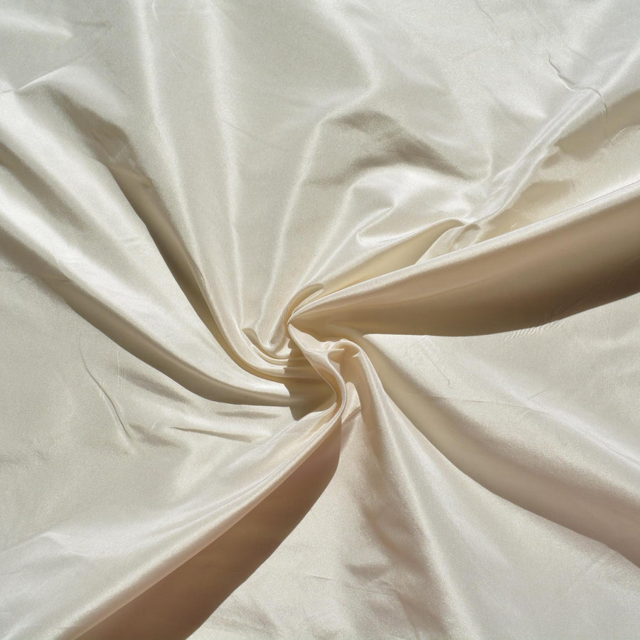 Silk Taffeta Fabric White 59" Wide Luxury Fabric | By the Yard