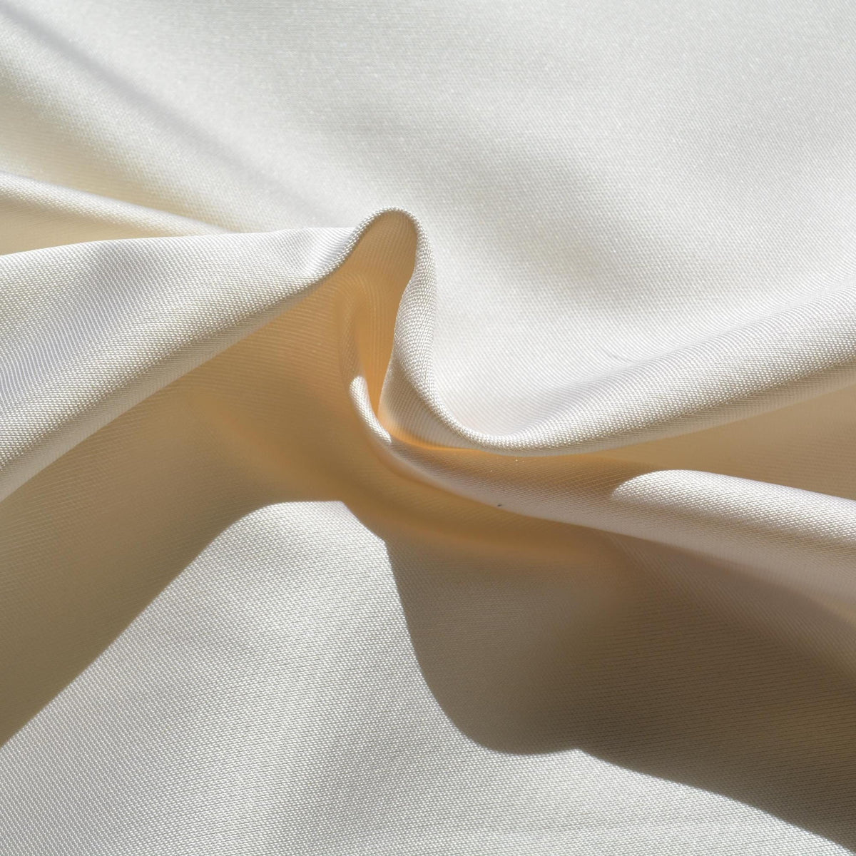 Silk Faille Fabric White 55" Wide Luxury Fabric | By the Yard