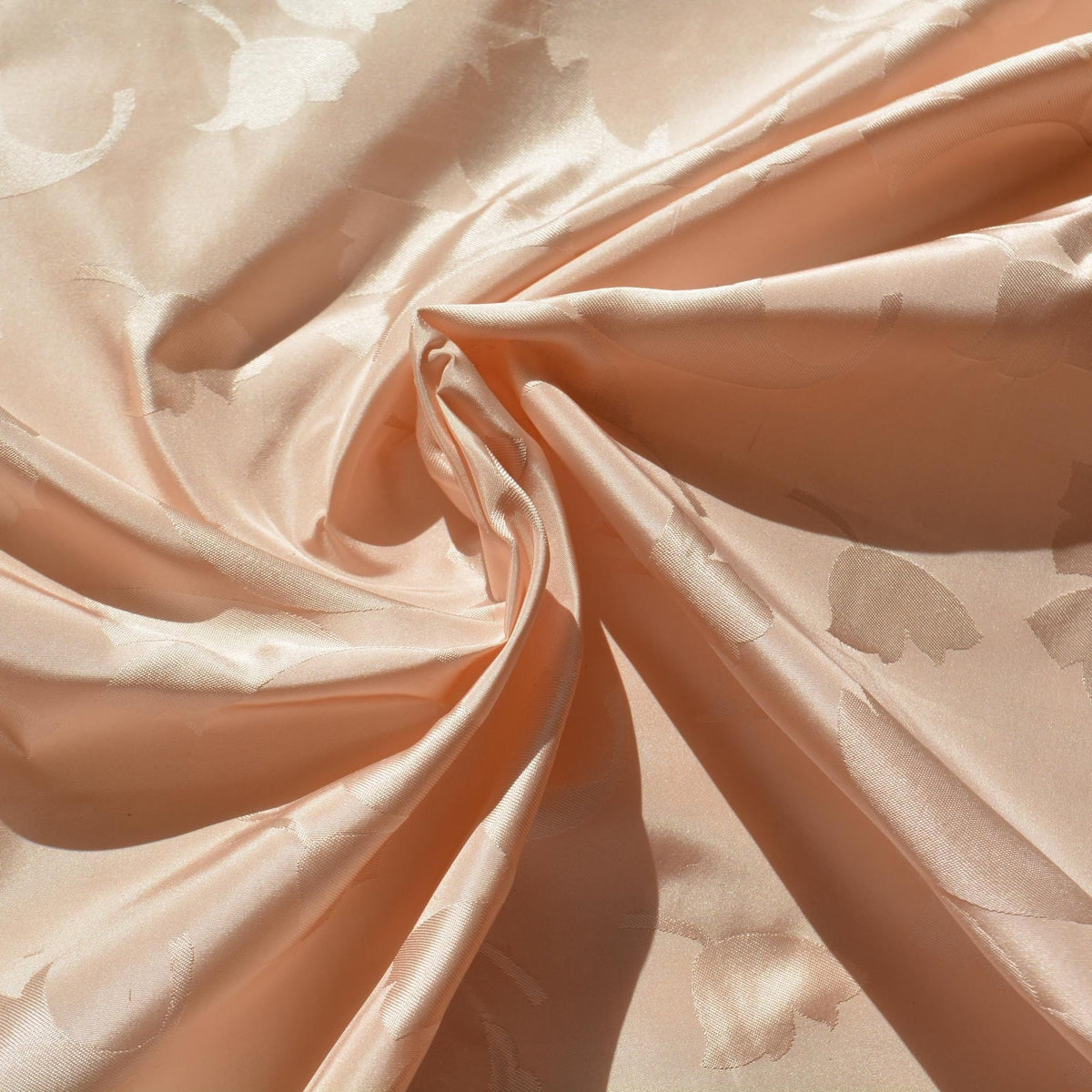 100% Silk Jacquard Fabric | Silk Floral 36" Wide Luxury Taffeta Fabric | By the Yard