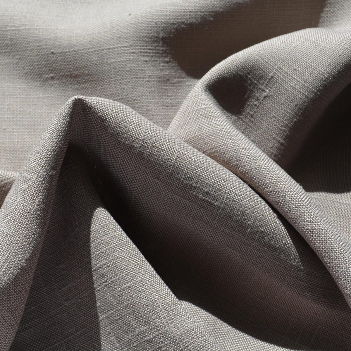 100% Linen Fabric Thick weave Gray thick weave Midweight to heavyweight 60" Wide Dressmaking Tailoring | By the Yard