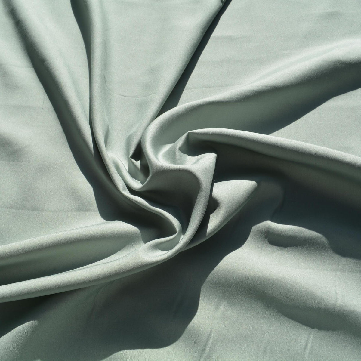 Spun Silk Broadcloth Fabric | Light turquoise 100% Silk, Lightweight 45” Width | Matte Sewing Fabric, Dressmaking & Cout