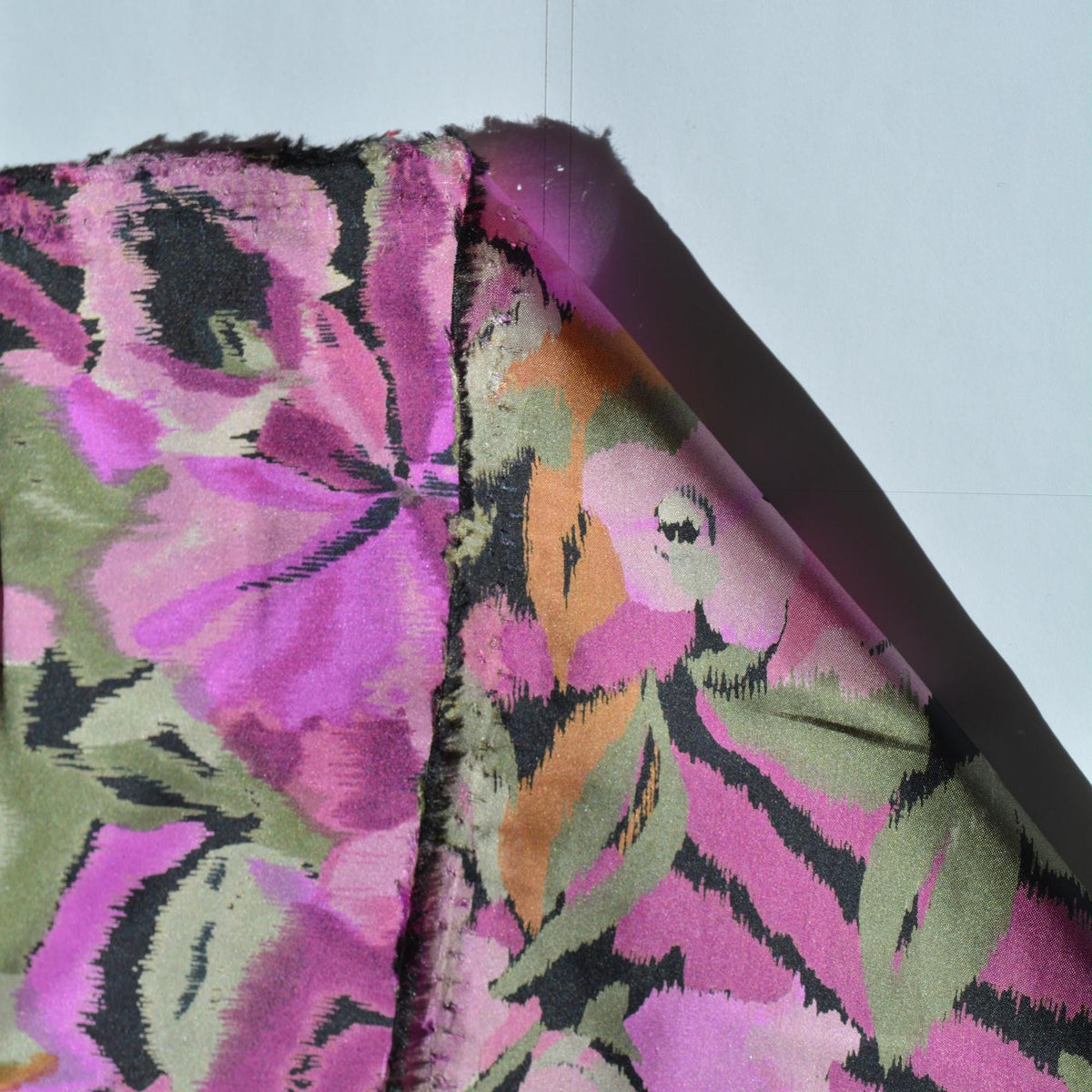 Purple Taffeta Fabric | Vintage Deadstock | By the Yard