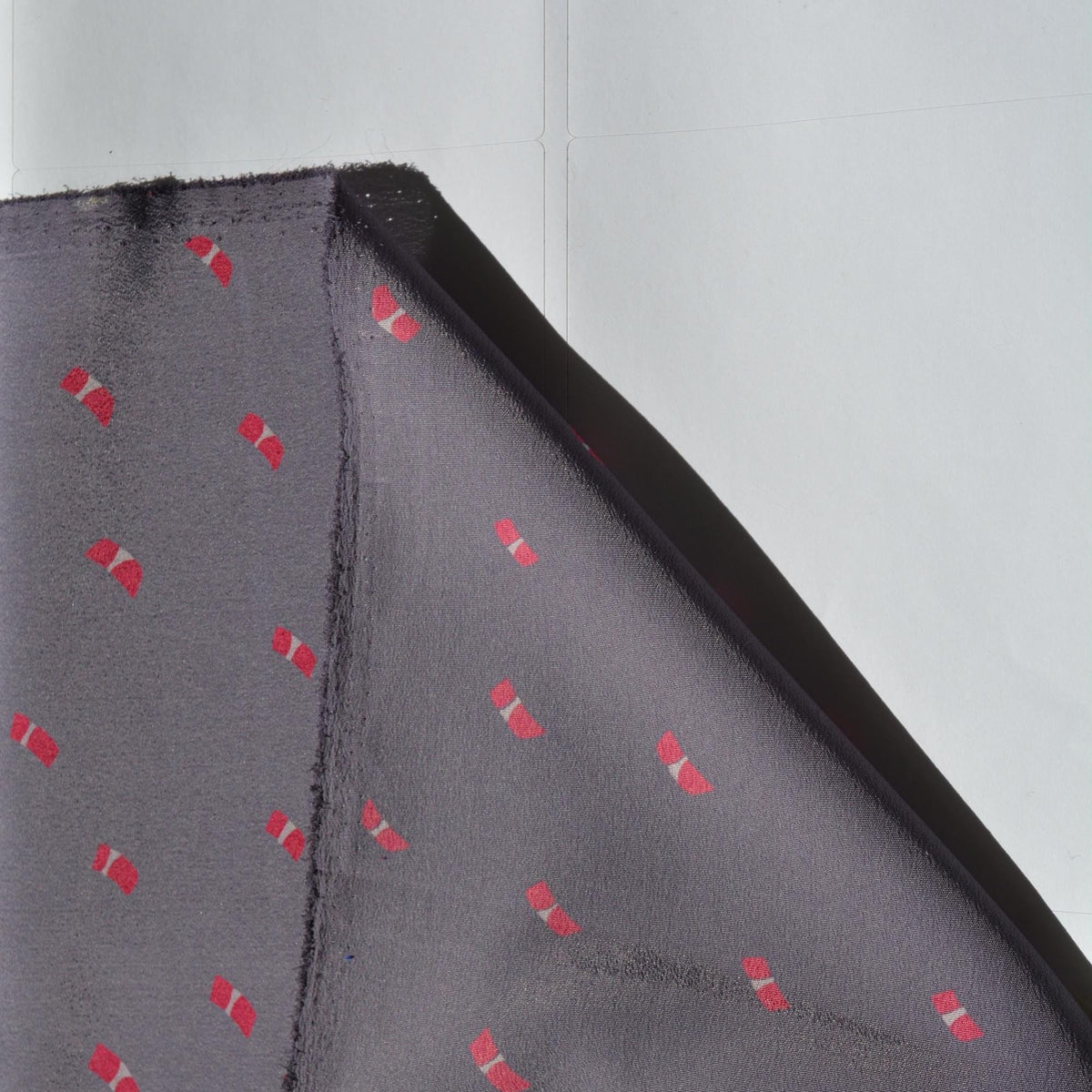 Purple Crepe de Chine Fabric | Vintage Deadstock | By the Yard