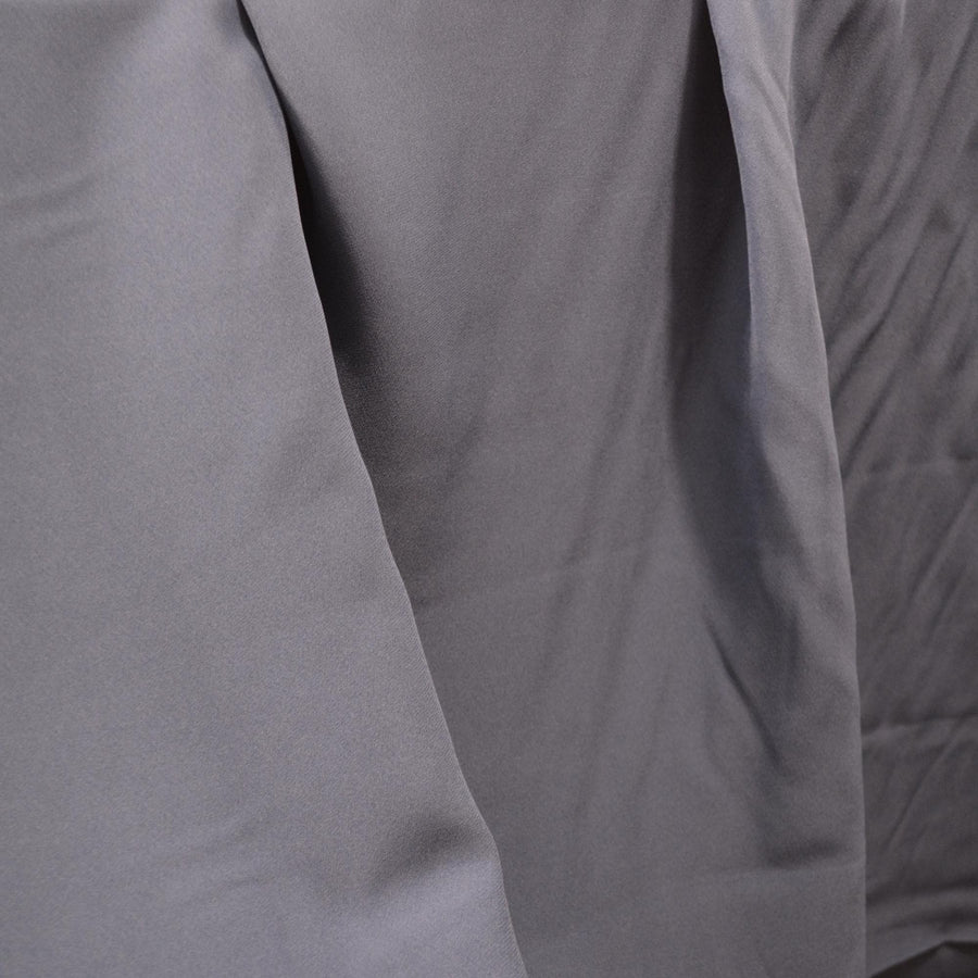 Navy Wool Poly Crepe Lightweight Fabric 50.5 Inch Usable | By the Yard