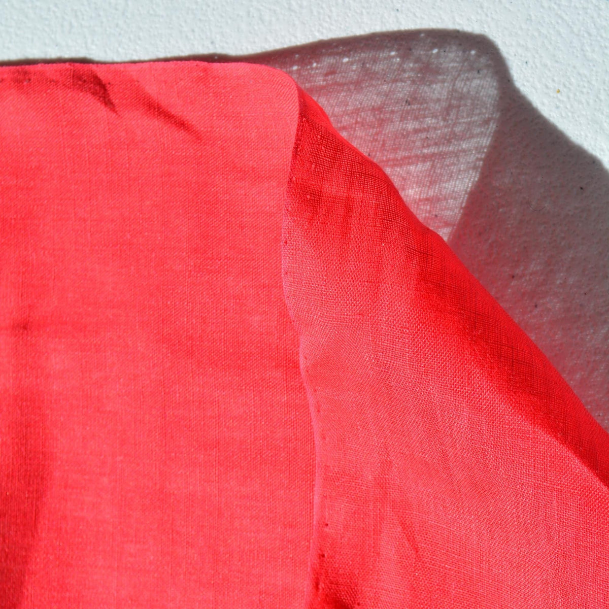 100% Linen Fabric Red 54" Wide Dressmaking Tailoring | By the Yard