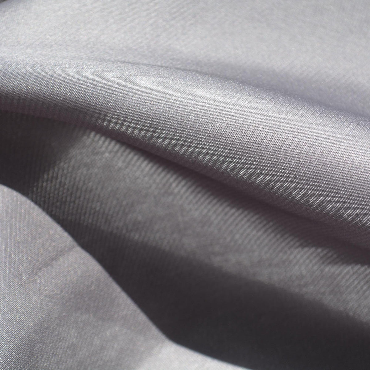 Pure Silk Gazar Fabric | Gray Designer Deadstock | Dresses, Skirts, Bridal, Couture | By the Yard
