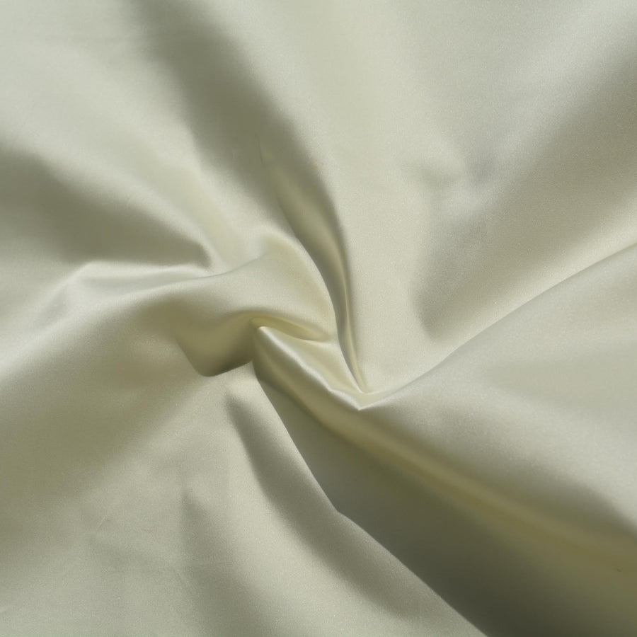 White Duchess Satin Fabric | Designer Deadstock | By the Yard