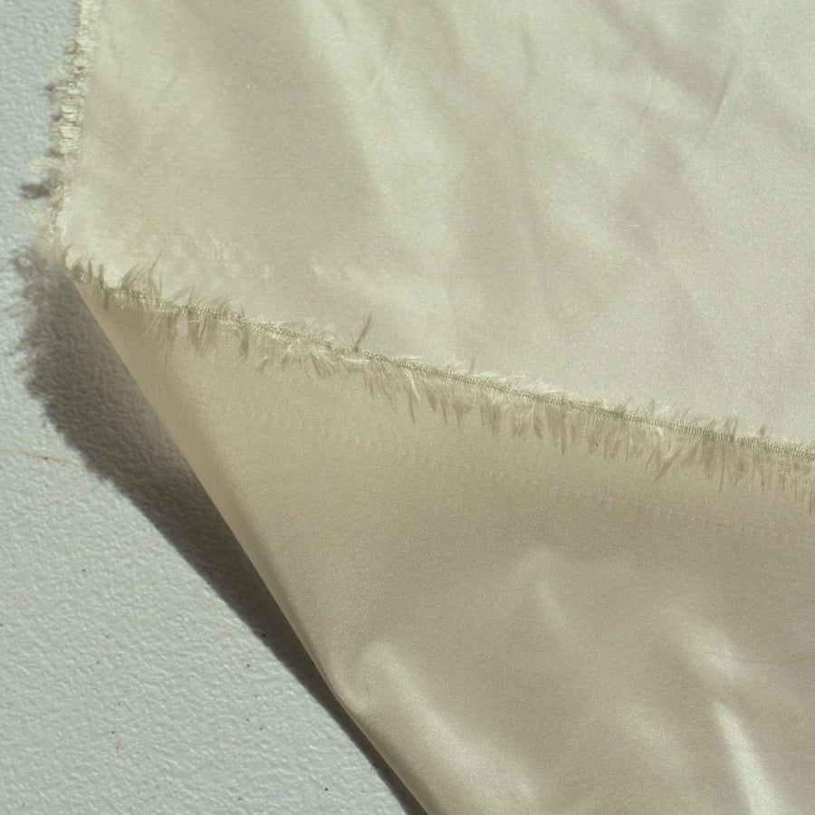 Silk Taffeta Fabric Light Gray Lightweight Crisp 53.5 Inch Usable | By the Yard
