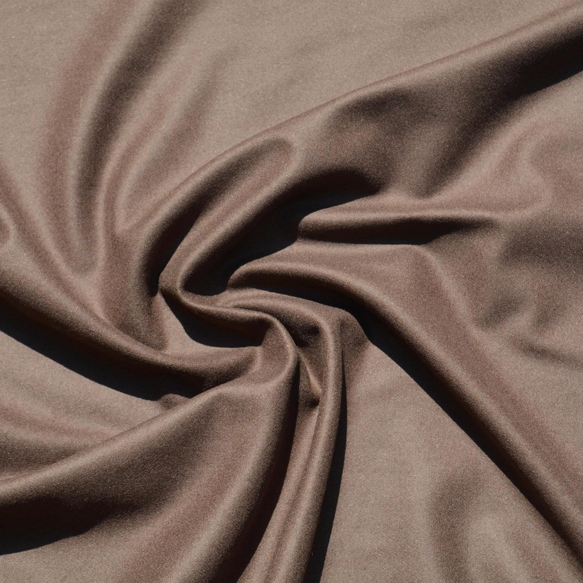 Luxury European Cashmere Coating Fabric | Brown | Made in Europe | Winter Coat Fabric | By the Yard