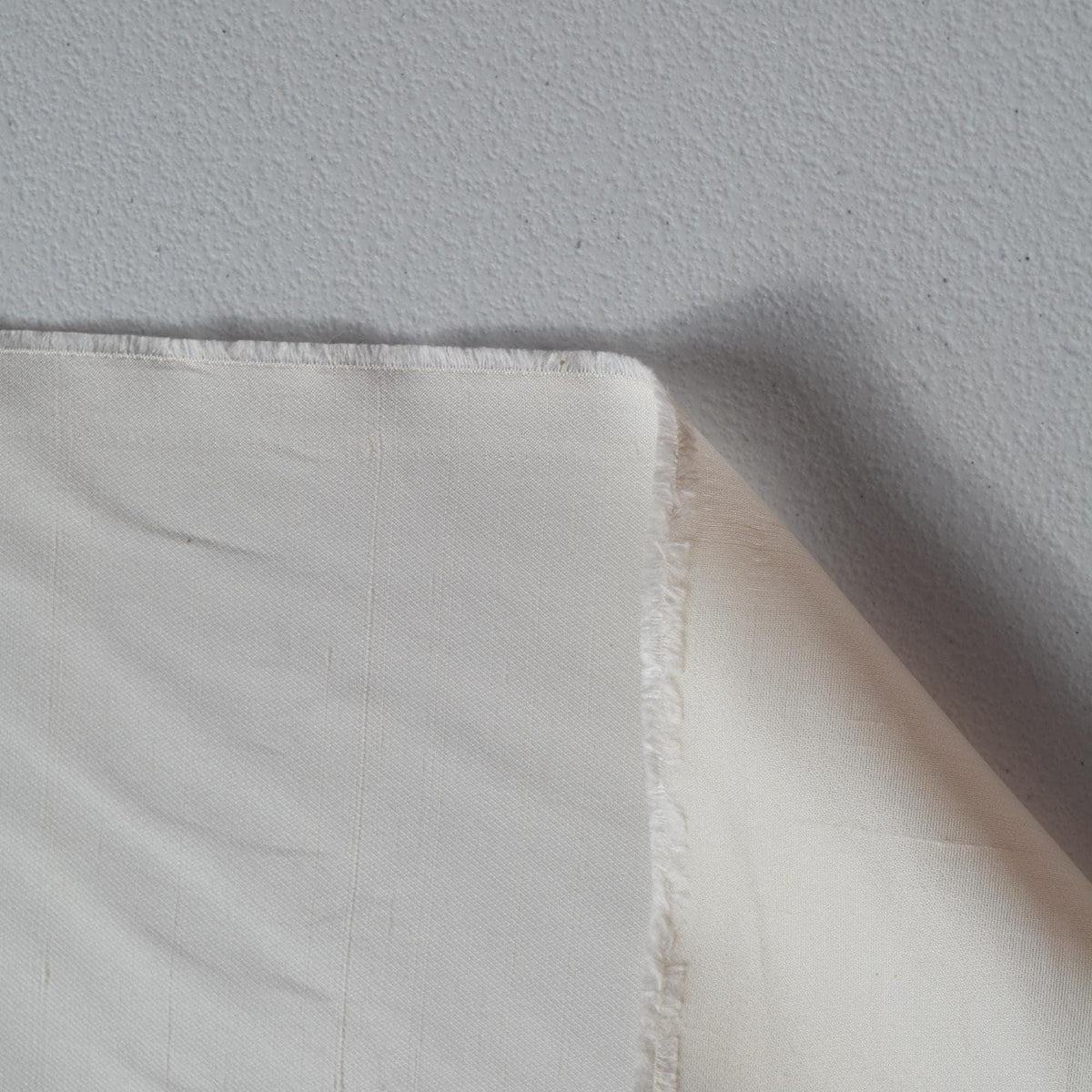 Silk Dupioni Fabric Ivory 59" Wide Luxury Fabric | By the Yard