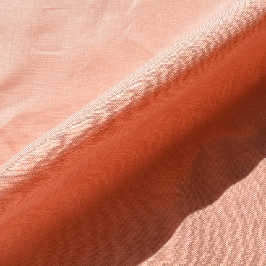 100% Linen Fabric pink coral 59" Wide Dressmaking Tailoring | By the Yard