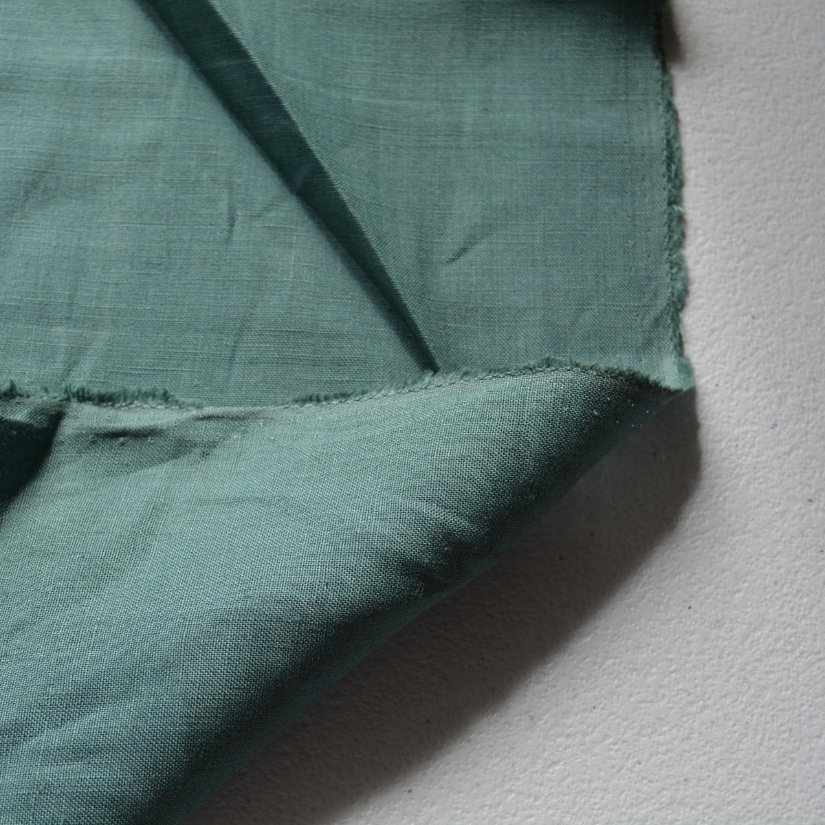 100% Linen Fabric Green 61" Wide Dressmaking Tailoring | By the Yard