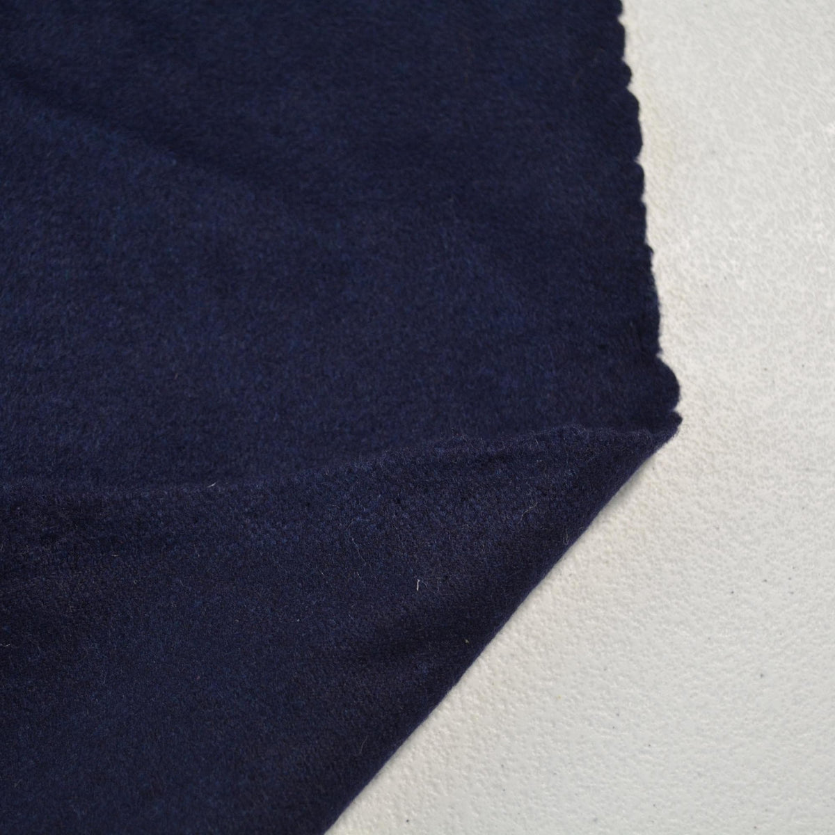 European Pure Wool | Brushed Wool | Navy |By the Yard
