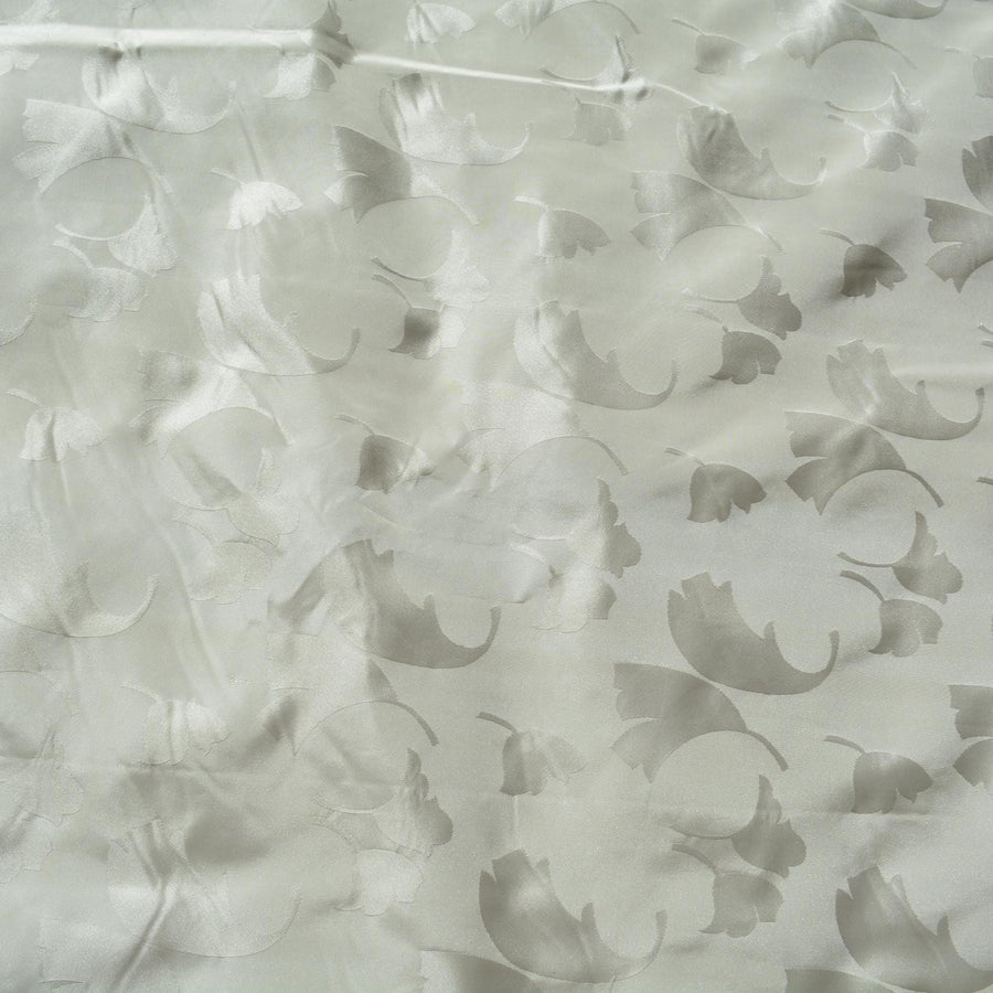 100% Silk Jacquard Fabric | Silk Floral 36" Wide Luxury Taffeta Fabric | By the Yard